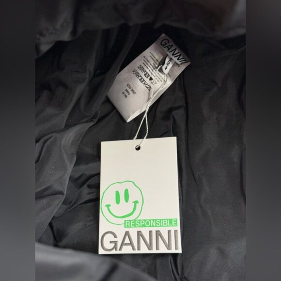 🆕 GANNI 🧿 NWT Medium Recycled Tech Tote, Tan & Orange - Picture 10 of 11